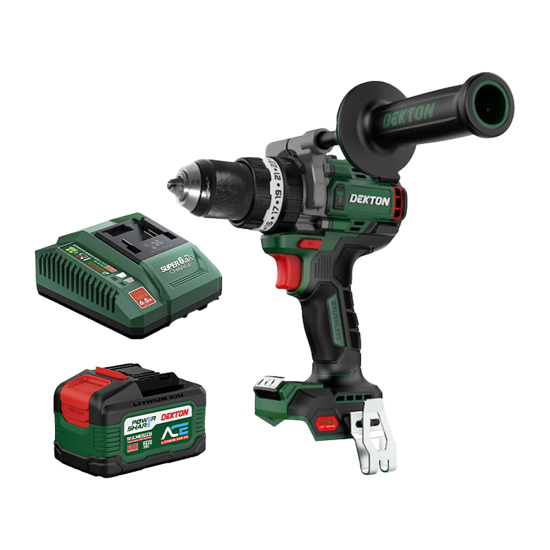 COMBO 8 - 1 Thân máy khoan màu xanh M21- ID13160PROMAX + 1 Pin 6.0Ah - màu xanh M21-B6120PROMAX + TẶNG 1 Sạc 6.5A / Xanh  M21-S65PRO