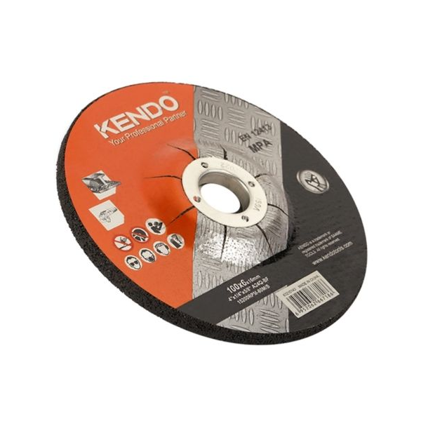 Đá mài tâm trũng cho kim loại 100×6×16 mm Kendo 63210143