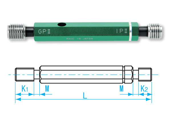 Dưỡng đo ren trong M12x1.25-GPIP II Niigataseiki GPIP2-12125