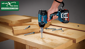 Gợi ý 3 mẫu máy khoan pin Bosch giúp đóng bàn gỗ nhanh chóng