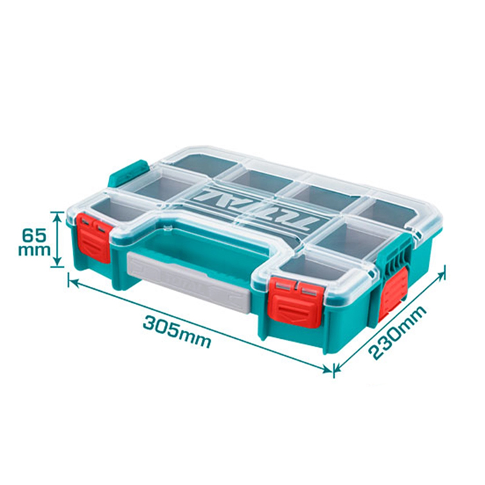 Hộp nhựa nhiều ngăn đựng linh kiện Total TPBX1121 12"