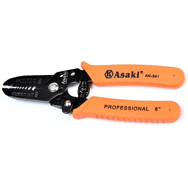 Kiềm tước dây có lò xo Asaki AK-341 6”