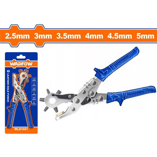Kìm bấm lỗ thắt lưng da Wadfow WLH1601 10"