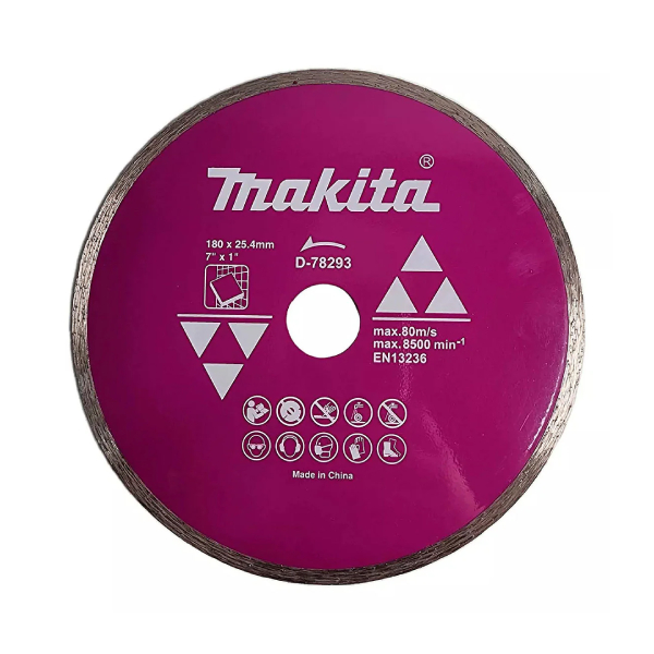 Lưỡi cắt kim cương mép liên tục 230mm x 22.23mm x 2.6T Makita D-78302