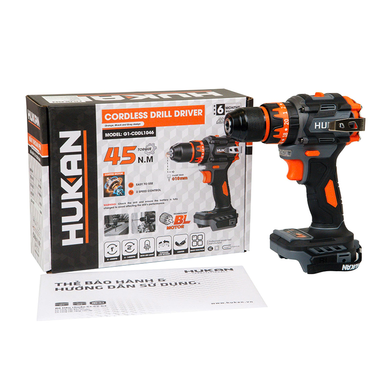 Máy khoan pin 21V Hukan G1-CDDL1046 (Chưa Pin & Sạc)