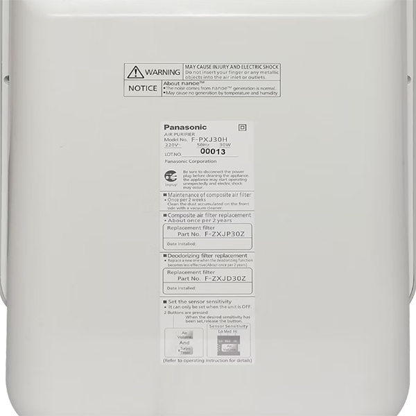 Máy lọc không khí Panasonic F-PXJ30A (Công nghệ nanoe™ X)