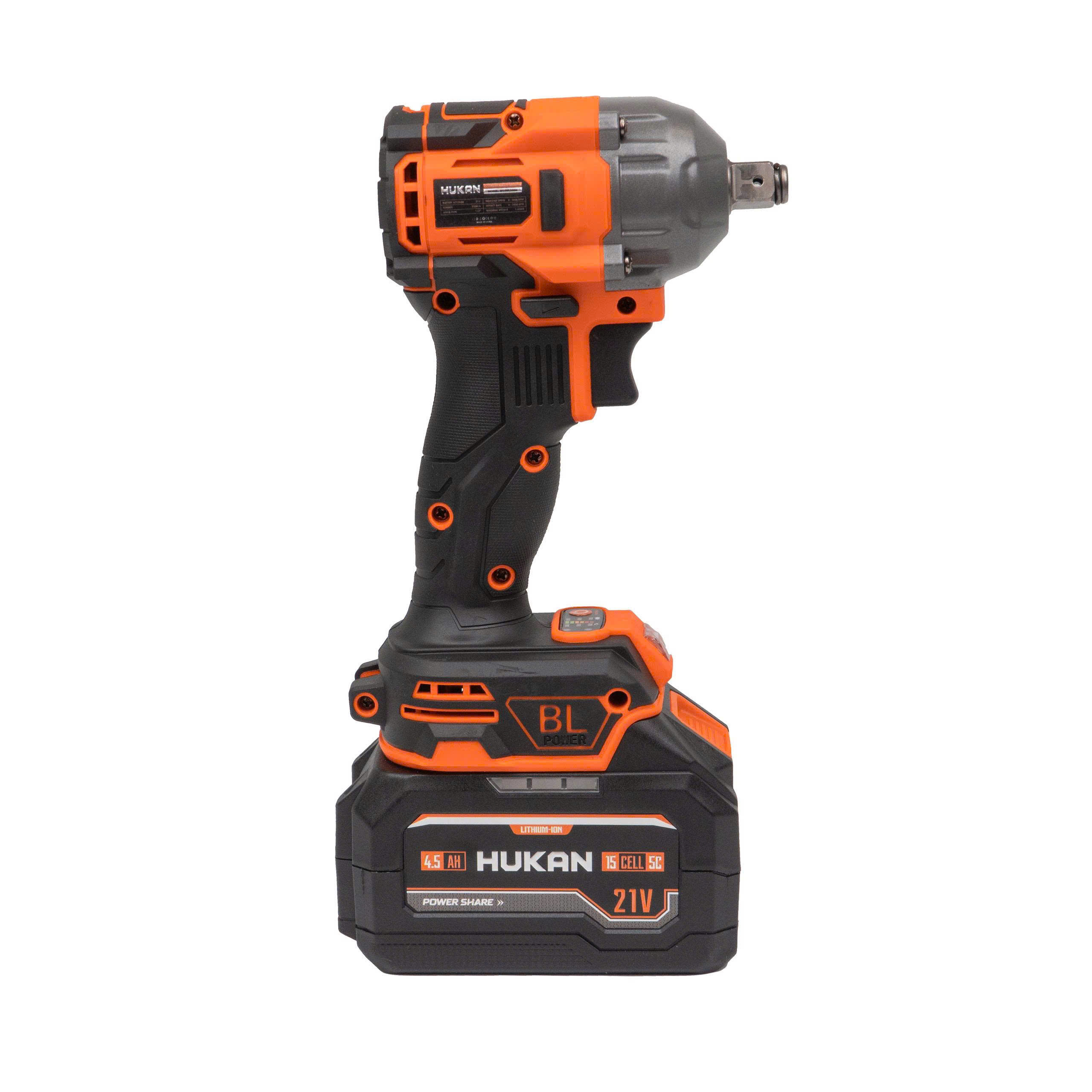Máy vặn bu lông dùng pin Hukan G1-IWL335N (2 Pin 4.5Ah, 1 Sạc)