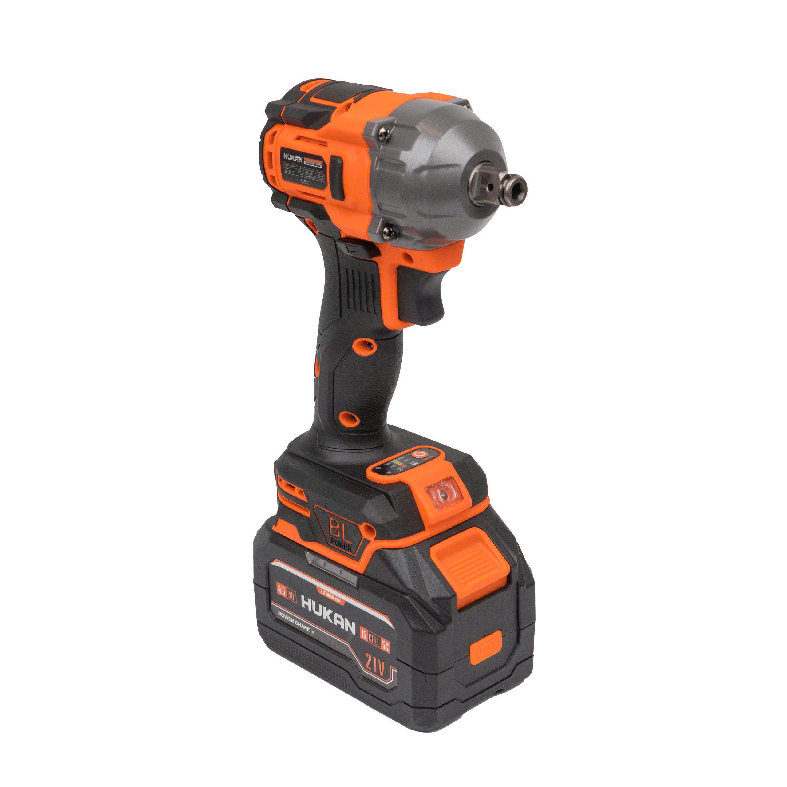 Máy vặn bu lông dùng pin Hukan G1-IWL335N (2 Pin 4.5Ah, 1 Sạc)