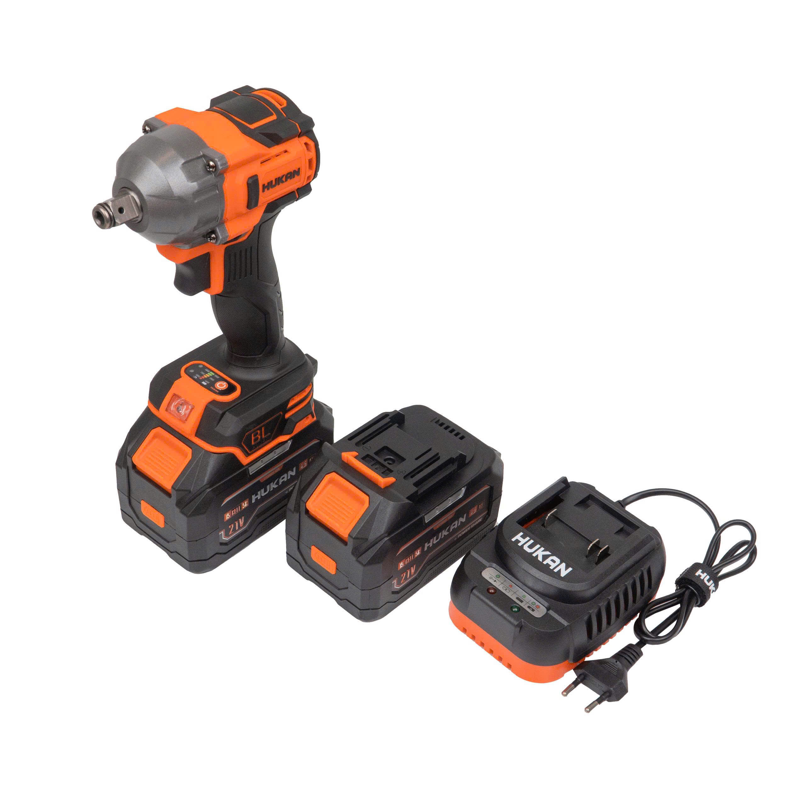 Máy vặn bu lông dùng pin Hukan G1-IWL335N (2 Pin 4.5Ah, 1 Sạc)