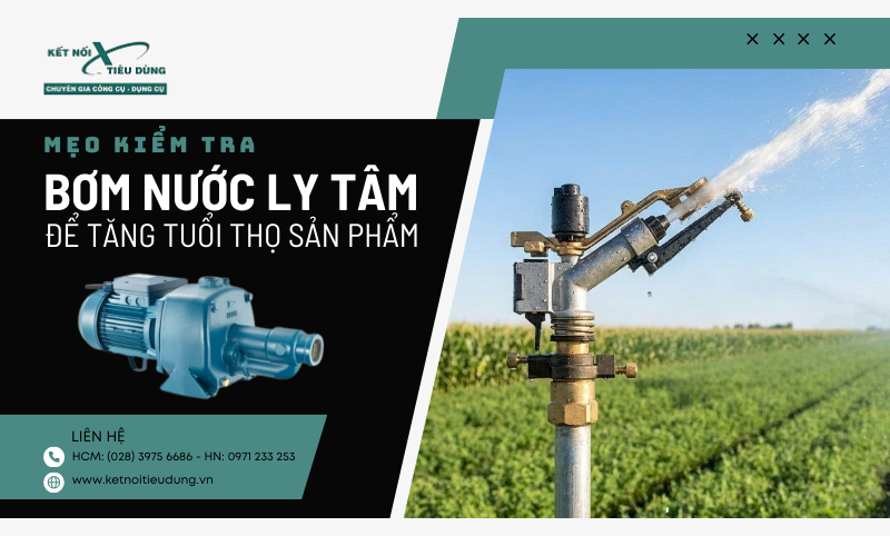 Mẹo Kiểm Tra Bơm Nước Ly Tâm Để Tăng Tuổi Thọ Sản Phẩm