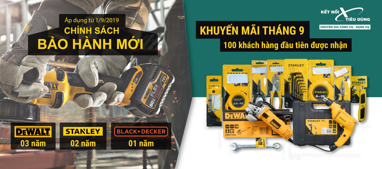 MỘT SỐ THẮC MẮC VỀ CHÍNH SÁCH BẢO HÀNH MỚI CỦA STANLEY ÁP DỤNG NGÀY 01/09/2019