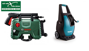 Mua máy xịt rửa xe cao áp của Makita hay Bosch tốt hơn?