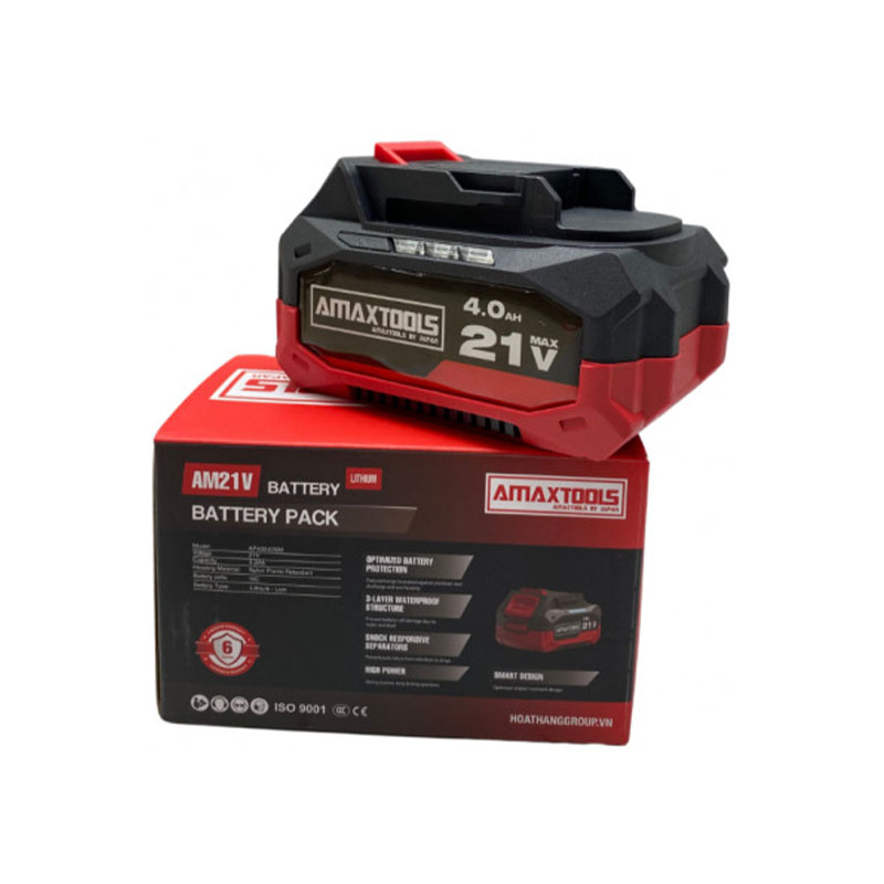 Pin phổ thông 21V 4.0Ah Amaxtools AP40041SM