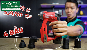 [Review] Khoan Pin 4 Đầu Cực Sáng Tạo Milwaukee M12 FDDXKIT: Xử Lý Các Góc Khó Mà Khoan Thường Bó Tay