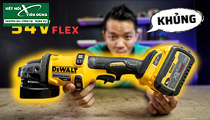 [Review] Máy Mài Góc Pin 54V Flexvolt Dewalt DCG414: Chống Kickback, Công Suất 1700W Cực Mạnh