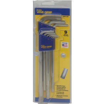 1.5-10mm Bộ lục giác đầu bằng 9 cây IRWIN 9097102