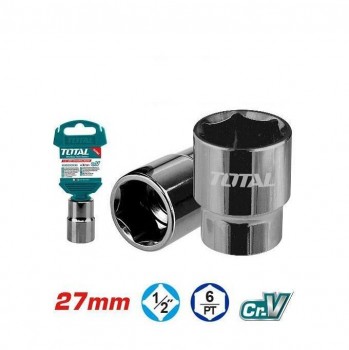 27mm Đầu tuýp 6 góc 1/2" Total THTST12271