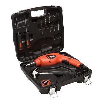 500w Máy khoan búa BLACK & DECKER HD400K9-B1