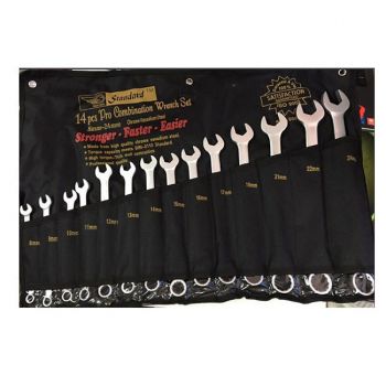 Bộ 14 cờ lê vòng miệng  Standard 24003581 8-24mm