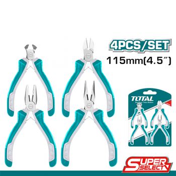 Bộ 4 kềm minni 4.5 inch Total THT1K0404