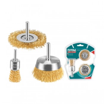Bộ bánh cước và chổi cước 3 chi tiết Total TAC310031