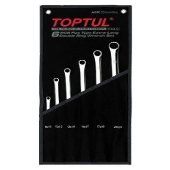 Bộ cờ lê 2 đầu vòng dài mỏng 6 chi tiết Toptul GPAP0601