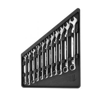 Bộ cờ lê cóc 11 chiếc 8-19mm milwaukee 48-22-9511