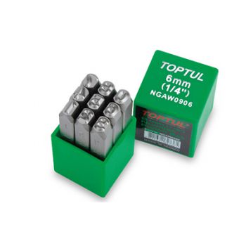 Bộ đóng số 9 chi tiết số Toptul NGAW0903