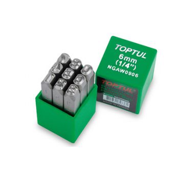 Bộ đóng số 9 chi tiết Toptul NGAW0904