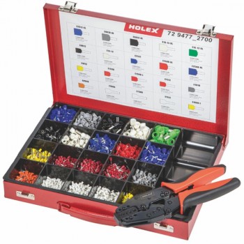 Bộ kìm bấm cos kèm đầu cos HOLEX 729475