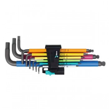 Bộ lục giác 9 chi tiết Wera 05073593001