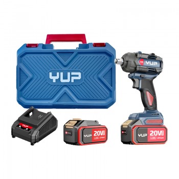 Bộ máy vặn bu lông dùng pin 20V YUP YP20 W500M (2 Pin 4.0Ah, 1 Sạc)