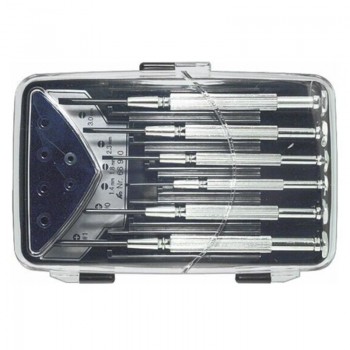 Bộ tua vít sửa đồng hồ 6 món đầu dẹp & đầu bake HOLEX 669800