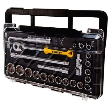 Bộ tuýp 1/2" 6PT MET/ 23 chi tiết Stanley STMT74173- 8C