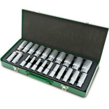 Bộ tuýp bông dài 1/2" 22 món Toptul GAAD2202