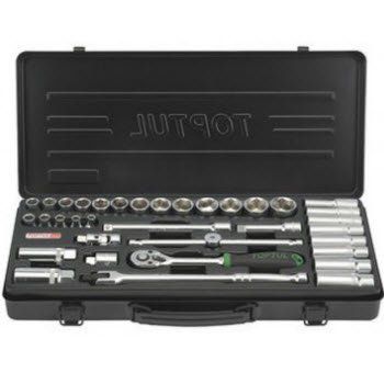Bộ tuýp lục giác 3/8" 35 món (Hộp đen) GBB35140