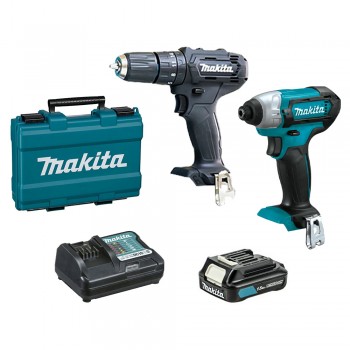 Combo COMKNTD17 - Máy khoan HP333DZB + Pin 12V 1.5Ah + Sạc 12V Tặng Máy vặn vít TD110DZ