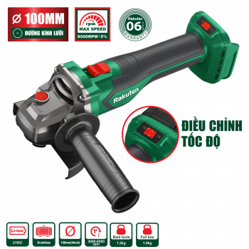 Máy mài góc dùng pin 21V RAKUTEN M21-AG8500RK ( Chưa pin & sạc )