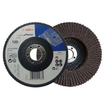 Đĩa nhám xếp Bosch Alox P120 180mm 2608601695