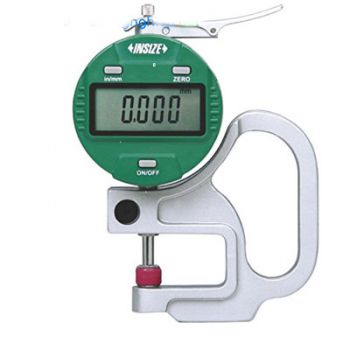 Đồng hồ đo độ dày vật liệu điện tử Insize 2871-101, 0-10mm/0.001