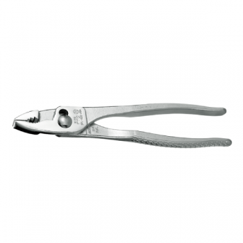 Kìm cá sấu (Kìm 2 lỗ) loại mỏng cán trần 200mm Tsunoda Japan S-PL-200