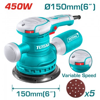 Máy chà nhám tròn 450W Total TF2061506