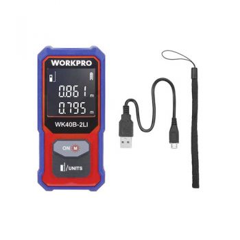 Máy đo khoảng cách laser 40m Workpro WP267001