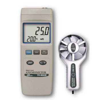 Máy đo tốc độ/lưu lượng gió Lutron YK-80AM
