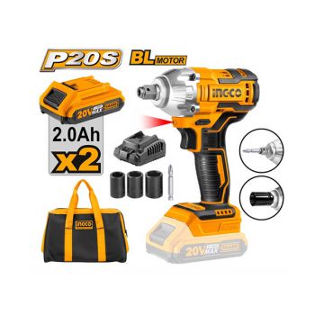 Máy vặn vít, bulong dùng pin Lithium-ion 20V Ingco CIWLI20208
