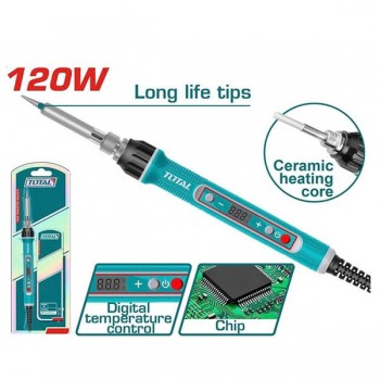 Mỏ hàn chì chỉnh nhiệt 120W Total TET01610