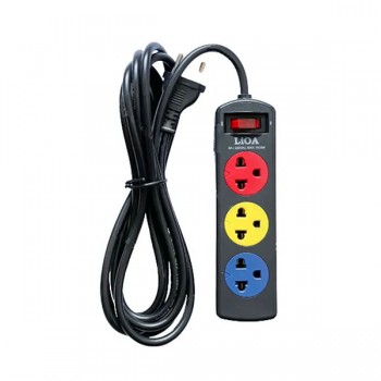 Ổ cắm lioa 3 ổ 3 chấu dây 3m có công tắc 3TSN3.2.5