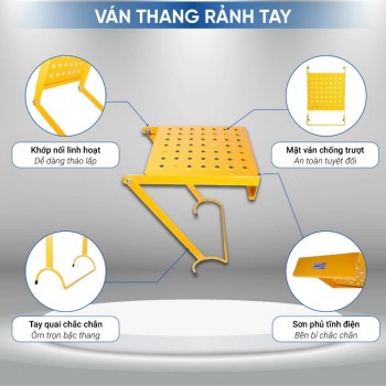 Phụ kiện gắn bậc thang nhôm mở rộng Nikawa NKPK-01