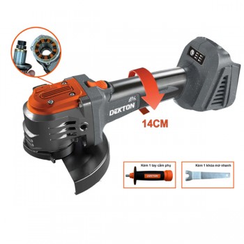 Thân máy mài góc dùng pin 21V Dekton M21-AG1020GLT (Không Bánh Răng)