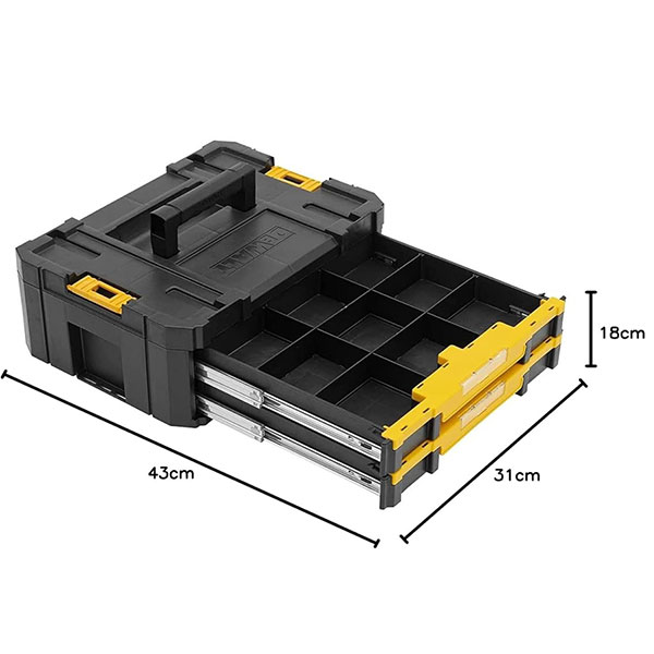 Thùng đồ nghề 2 ngăn T-STAK DeWalt DWST1-70706
